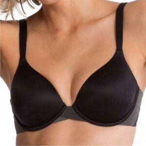NWT Spanx Pillow Cup Bra Black 34DDD